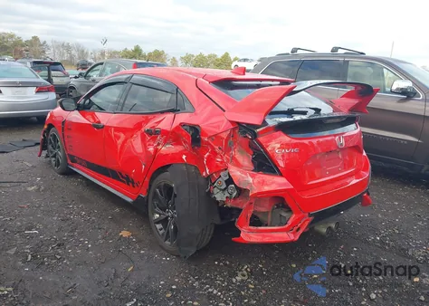 2019 Honda Civic Sport from USA, damaged, VIN SHHFK7H42KU417868